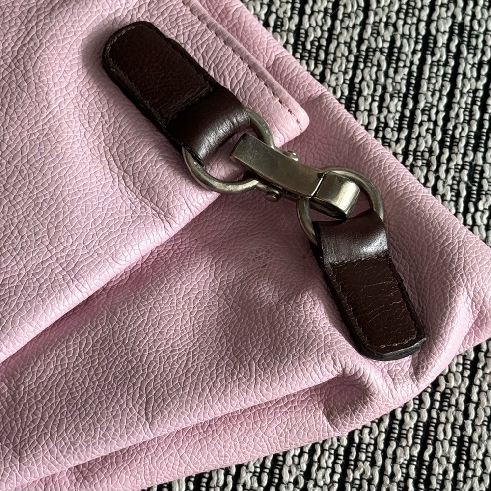 Cleo & Patek One Strap Pink Leather Backpack - Picture 9 of 10